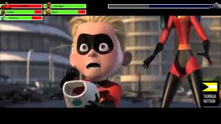 The Incredibles vs Omnidroid with helathbars [upl. by Enifesoj]