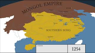 History of the Mongol Conquest of the Song Dynasty Every Year [upl. by Halian]