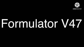 Formulator V47 Audio [upl. by Hsatan67]