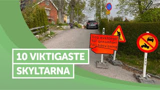 Ta Körkort  10 Vanligaste Skyltarna [upl. by Jay78]