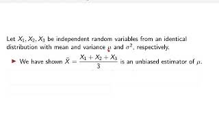 The Variability precision of Unbiased Estimators [upl. by Christoph]