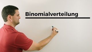 Binomialverteilung Beispiel Stochastik  Mathe by Daniel Jung [upl. by Esinahs]