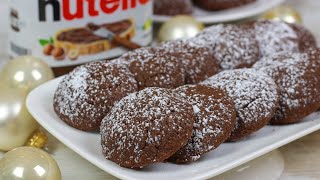 Nutella Plätzchen mit nur 4 Zutaten in 15 Minuten schon fertig [upl. by Eckhardt]