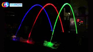 Laminar Jumping Jet Fountain with Builtin LED Light [upl. by Nottnerb]