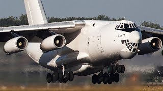 ILYUSHIN IL76 SCREAMING LOUD DEPARTURE with incredible Sound 4K [upl. by Elleimac]