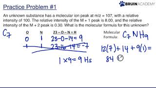 Mass Spectrometry Practice [upl. by Marcus]