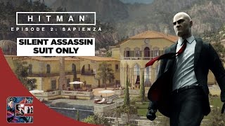 Hitman Episode 2 Walkthrough  Sapienza  SASuit Only quotWorld Of Tomorrowquot  CenterStrain01 [upl. by Aennaej210]