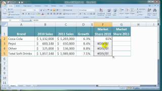 How To Calculate Market Share in Excel [upl. by Humberto]