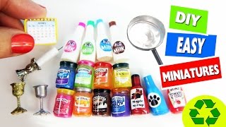 10 Easy DIY Miniatures  each in less than 1 minute 2  simplekidscrafts [upl. by Aitahs]