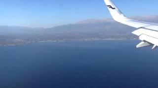 Landing Chania Airport [upl. by Geordie]