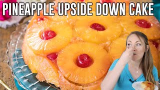 How To Make Pineapple Upside Down Cake [upl. by Karilla]