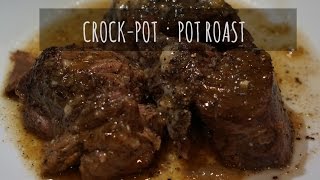 Slow Cooker Crock Pot POT ROAST  Margot Brown [upl. by Daile479]