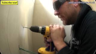 HOW TO INSTALL A PEDESTAL BASIN  Plumbing Tips [upl. by Okihsoy]