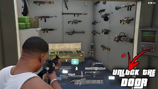 GTA 5  How to Unlock Secret Weapons Fort Zancudo Weapons [upl. by Bearnard]