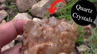 Digging Quartz Crystals  We Found The Source [upl. by Notwal]