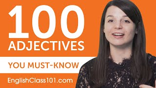 100 Adjectives Every English Beginner MustKnow [upl. by Anera]