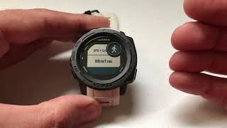 Garmin Instinct  Adjust GPS Settings per Activity [upl. by Aiyekal]