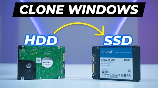 Clone Windows 10 HDD to SSD using Macrium Reflect FREE  Copy C Drive Partition to new SSD or HDD [upl. by Venu]