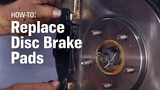 AutoZone Car Care Replacing Brake Pads [upl. by Ocisnarf]