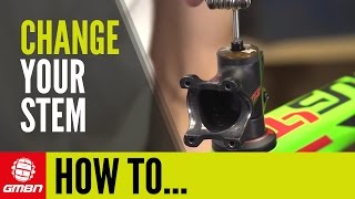 How To Change Your Stem – Mountain Bike Maintenance [upl. by Donelle169]