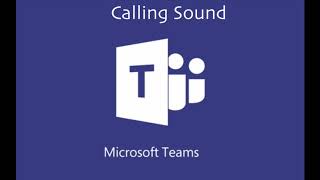 Microsoft Teams Calling SoundHang up sound [upl. by Introc531]