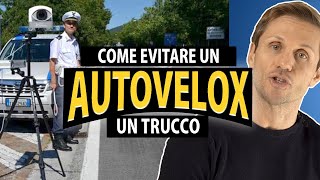 Autovelox un trucco infallibile  avv Angelo Greco [upl. by Galina]