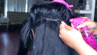 How to Safely Remove TapeIns Natural Hair [upl. by Sneve]