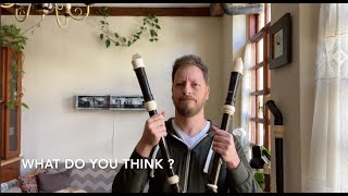 PLASTIC TENOR RECORDER COMPARISON Yamaha YRT304B II and Aulos 511B Symphony [upl. by Eselrahc957]