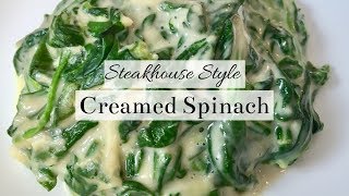 Creamed Spinach [upl. by Vudimir]