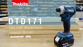 Makita UK DTD171Z Impact Driver [upl. by Ahsiekam]