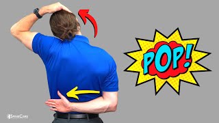 How to Self Pop Your WHOLE BACK for Instant Pain Relief [upl. by Meehsar]