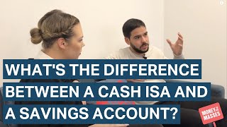 Whats the difference between a Cash ISA and a savings account  Millennial Money [upl. by Hatty783]