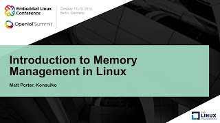 Introduction to Memory Management in Linux [upl. by Sallyanne829]