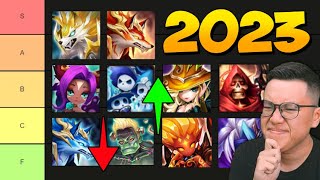 UPDATED 2A Tier List In Summoners War 2023 [upl. by Odlanir]