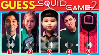 Guess Squid Game 2 Characters by Their Voice amp Emojis  Squid Game Season 2 Quiz Thanos Player 456 [upl. by Trinidad]