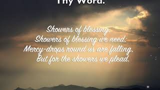 SHOWERS OF BLESSINGS KARAOKE BY BRSHEM CHACKO 96560415715 [upl. by Tennies631]