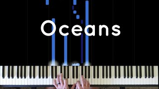 Oceans  Hillsong  Piano Cover  Sheet Music [upl. by Eetsim]