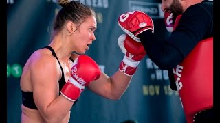 UFC 193 Ronda Rousey Open Workout Session Complete [upl. by Assirek]