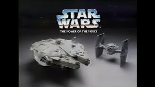 Star Wars  The Power Of The Force Millennium Falcon and TIE Fighter Commercial [upl. by Dusza267]