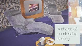 The Stena Plus Lounge Onboard Stena Superfast [upl. by Claudie551]