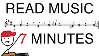 Read Sheet Music in 7 MINUTES guitar [upl. by Sebastian]