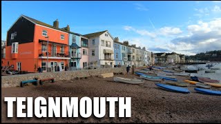 Teignmouth  Devon  England  4K Virtual Walk [upl. by Alyam]