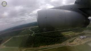 RARE Ilyushin IL76 Passenger View during Takeoff AirClips [upl. by Brandwein428]