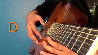 Classical Guitar Tuner Standard Tuning EADGBe  440 hz [upl. by Barnabas]