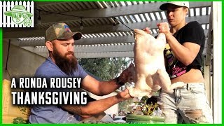 Ronda Rousey and Travis Brownes Family Thanksgiving [upl. by Ttehc]