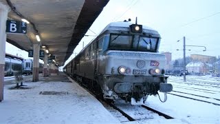 En cabine du CC 72121 de Belfort à Vesoul 15 janvier 2017 [upl. by Huebner177]