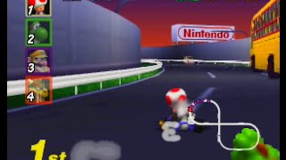 Mario Kart 64  Toads Turnpike N64 [upl. by Langham]