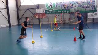 Handball pass and coordination [upl. by Atekihc]