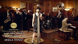 I Dont Want To Miss A Thing  Aerosmith 1920s Brass Band Cover ft Sara Niemietz [upl. by Marian]