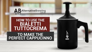 How to Use the Bialetti Tuttocrema Milk Frother [upl. by Derfla]